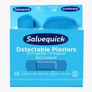 Cederroth Blue Detectable Plåster Fingertip/Regular 6 paket